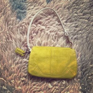 Vintage Coach wristlet